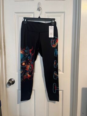 Grrrl Halloween Print leggings, new